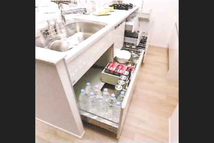 シティテラス神崎川駅前スライド式収納画像