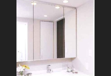 シティテラス神崎川駅前三面鏡付洗面化粧台画像